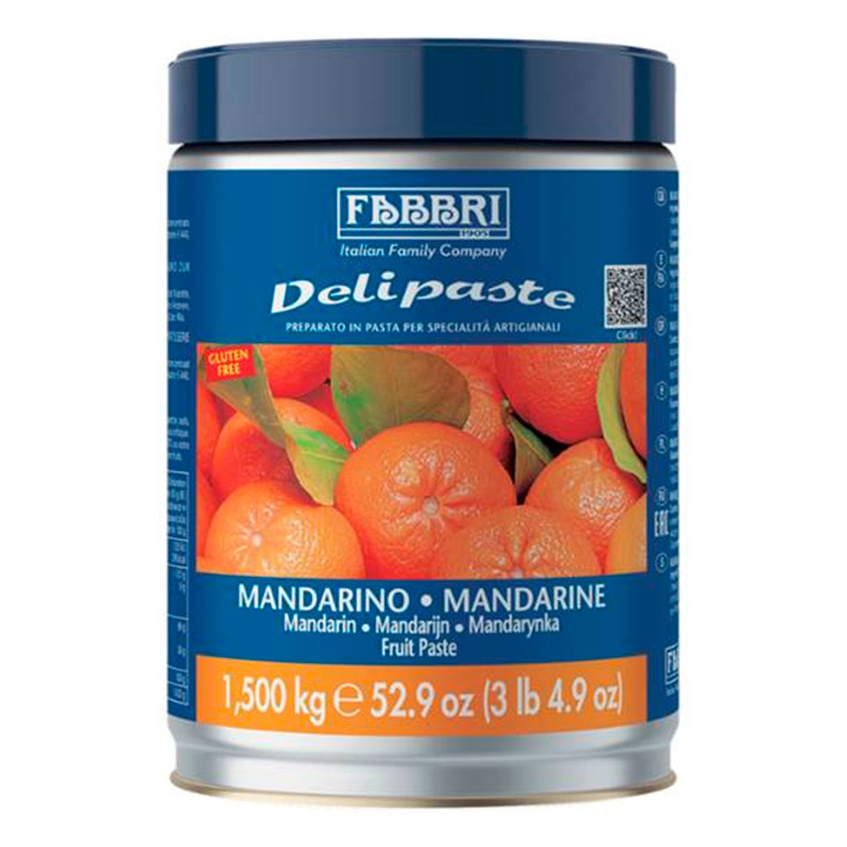 Pasta Saborizante Tangerina - 1,5Kg - Fabbri