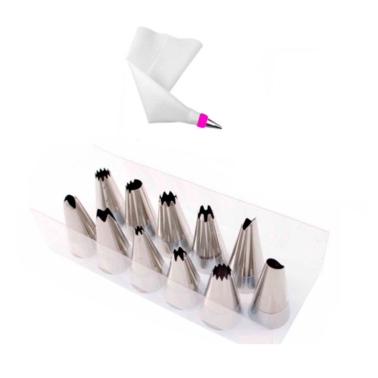 Kit Confeiteiro com 12 Bicos ( CT2795 ) - Le Chef