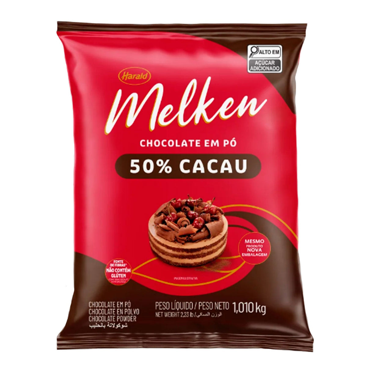 Chocolate em Pó 50% Cacau Melken 1,010Kg - Harald