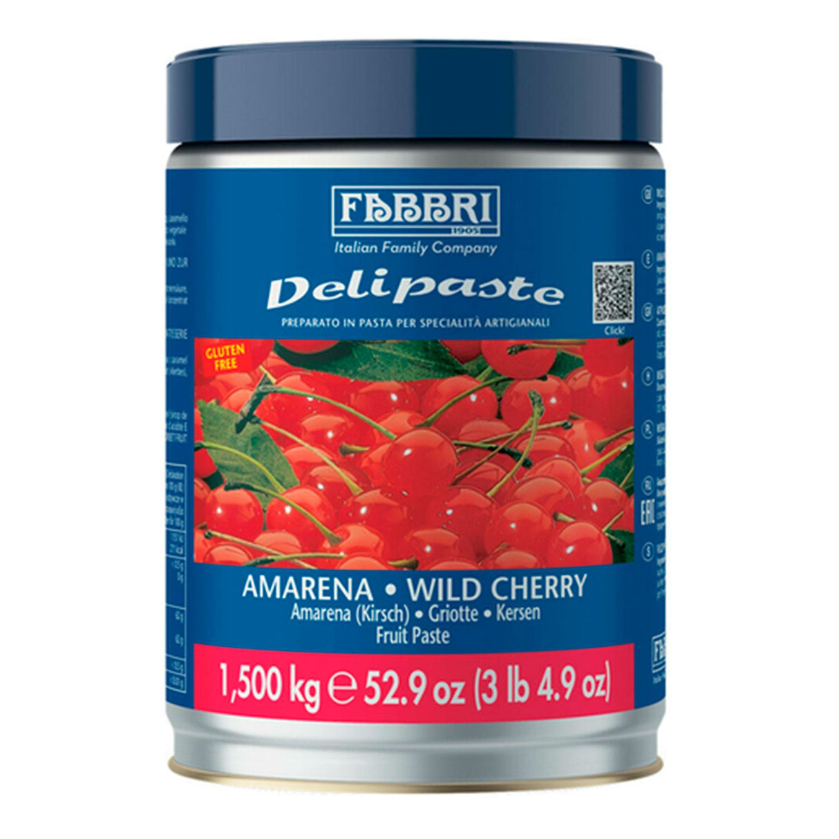 Pasta Saborizante Cereja Amarena 1,500Kg - Fabbri