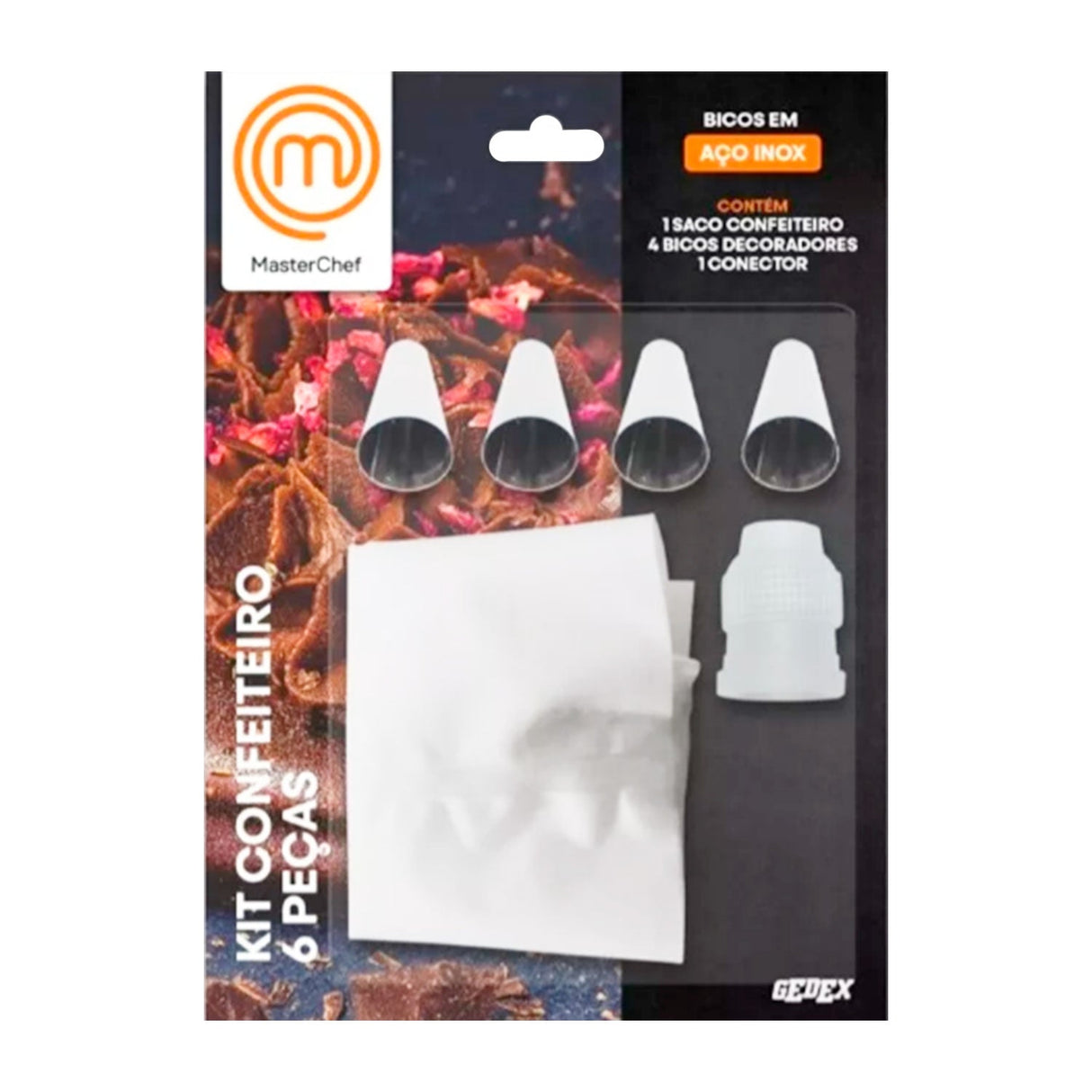 Kit Confeiteiro ( c/6pcs ) MCF - H011 - Gedex