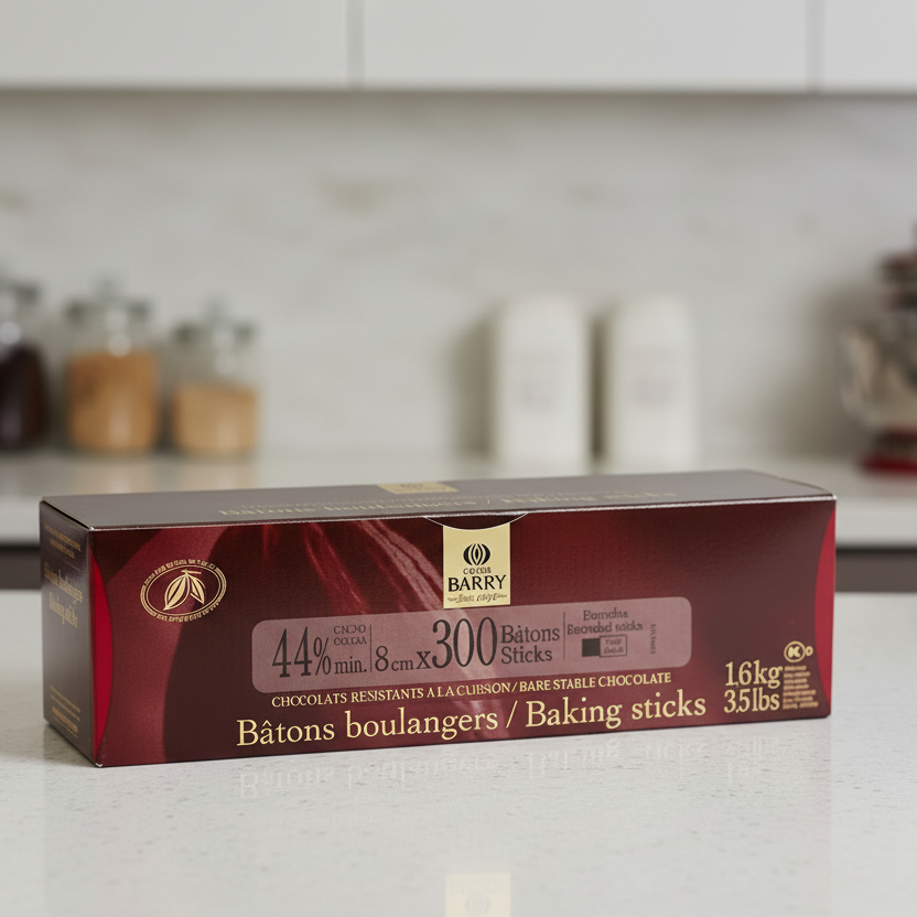 Bâtons Boulanger Chocolate Amargo 1,6Kg - Cacao Barry