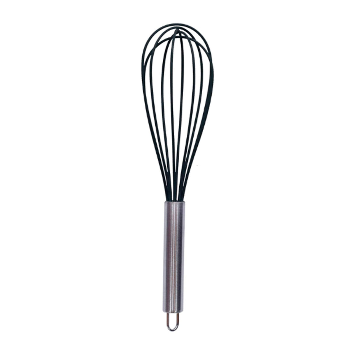 Batedor de Ovos de Silicone e Inox Preto Mozcada - Oikos