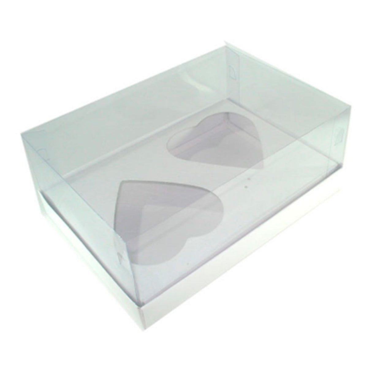 Caixa Coração Branca Colher ( 10un ) - Formar Embalagens