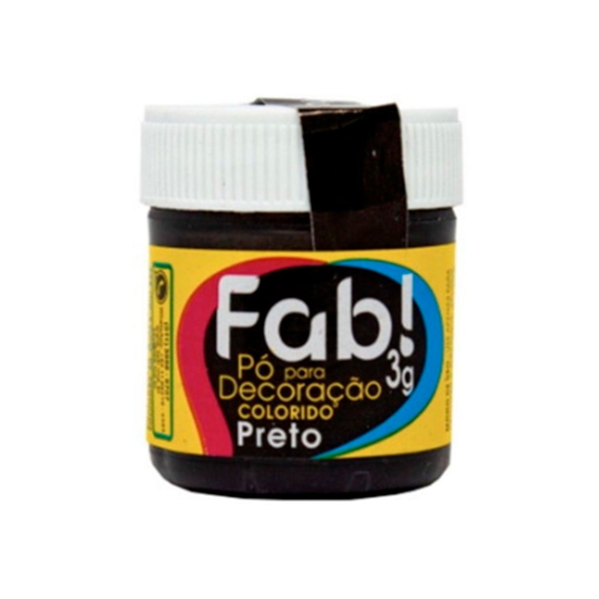Pó Para Decoração - Preto - 3G - Fab!