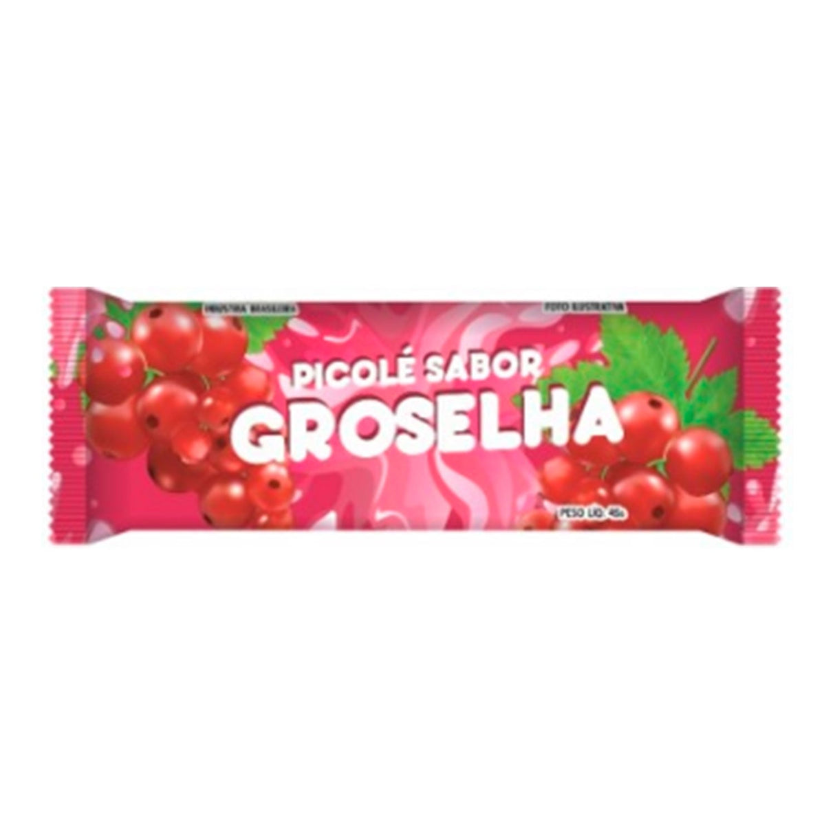 Embalagem para Picolé - Groselha - 245 Unid - Riacho