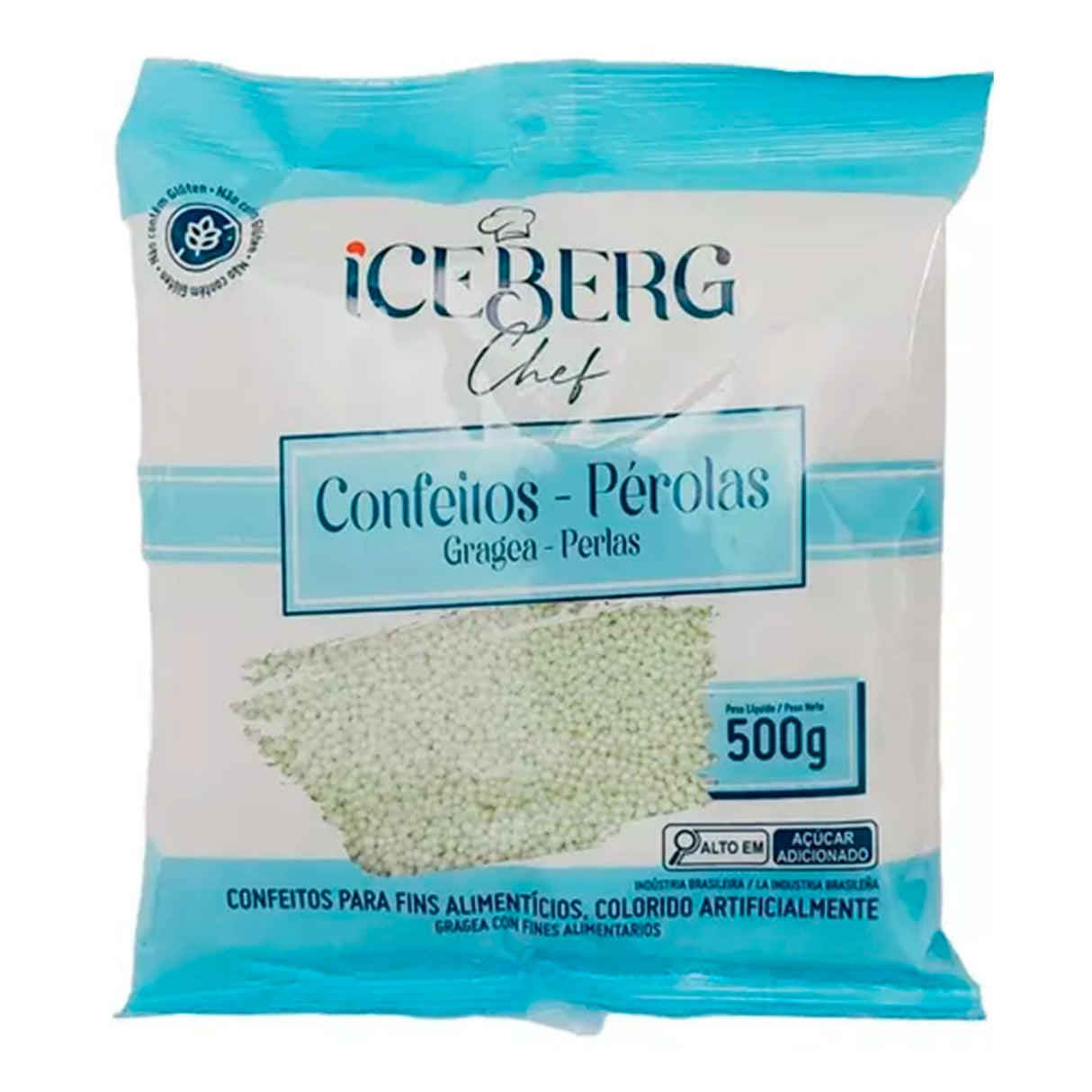 Confeito Perolado 500g - Iceberg Chef