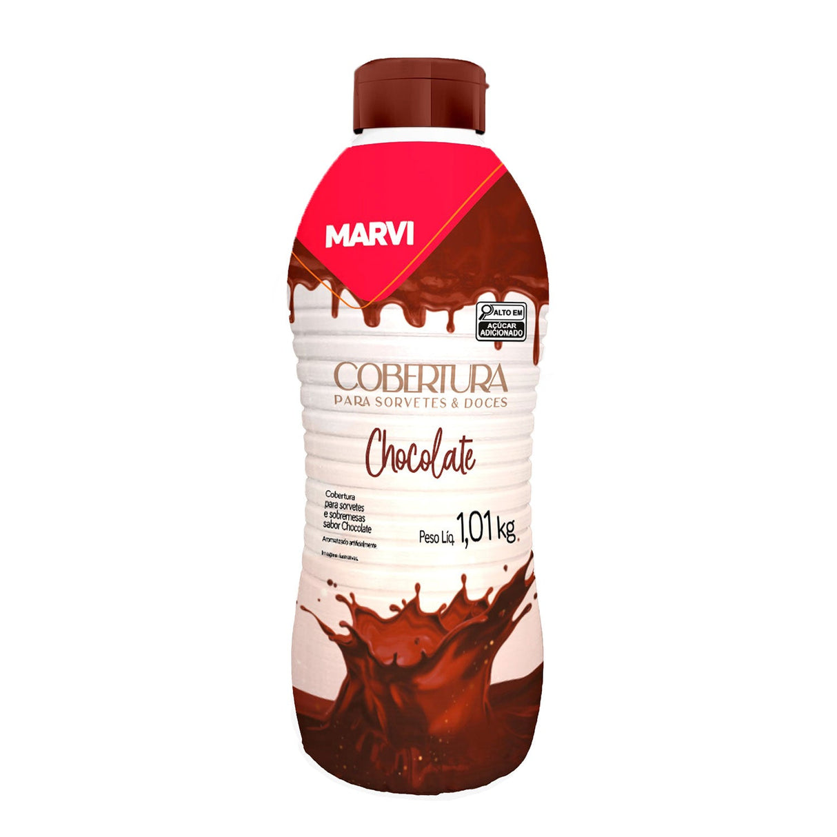 Cobertura Para Sorvete e Doces Chocolate 1,01kg - Marvi