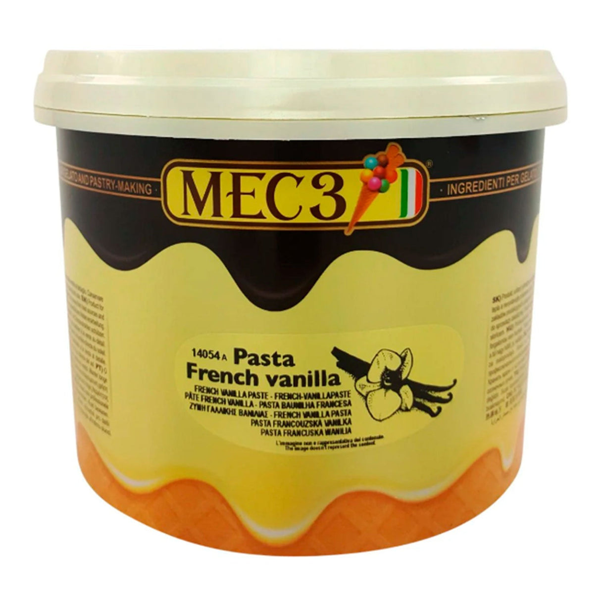 Pasta De Baunilha Francesa French Vanilla - 4Kg - Mec3