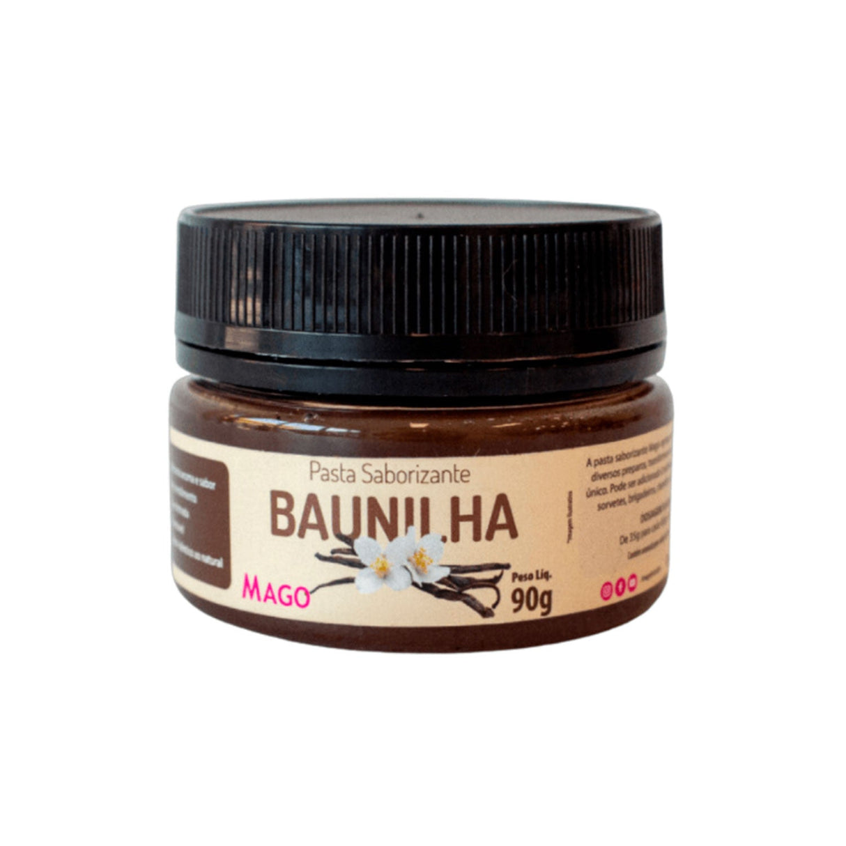 Pasta Saborizante Baunilha 90G - Mago