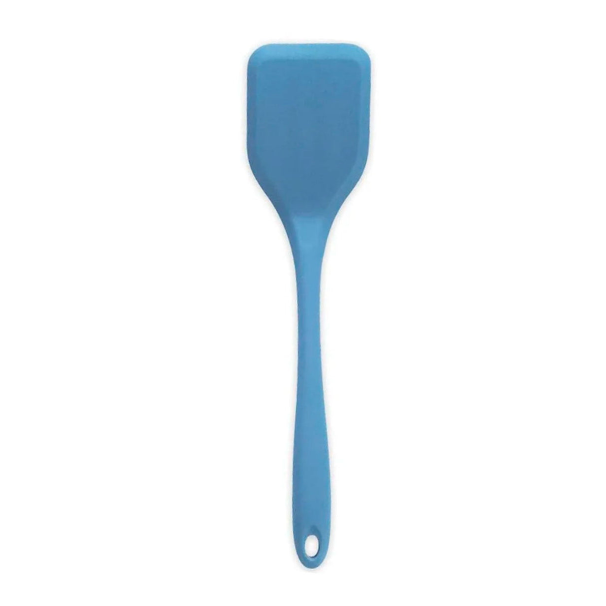 Espátula de Silicone Duplo Azul Lisa - Oikos