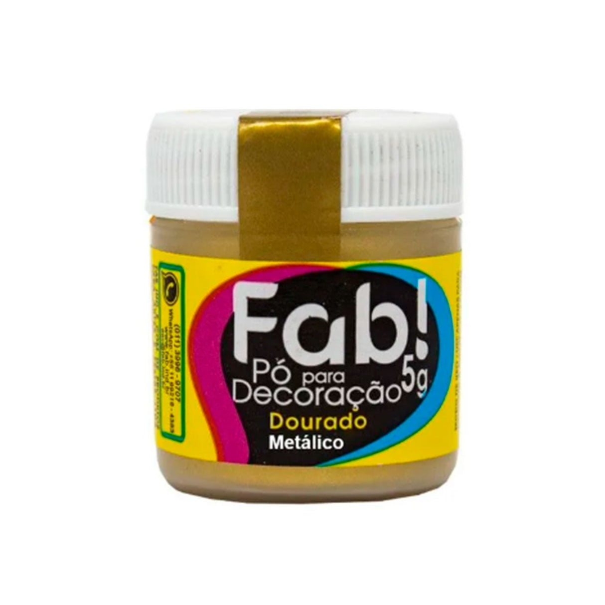Pó Para Decoração - Dourado - 5G - Fab!
