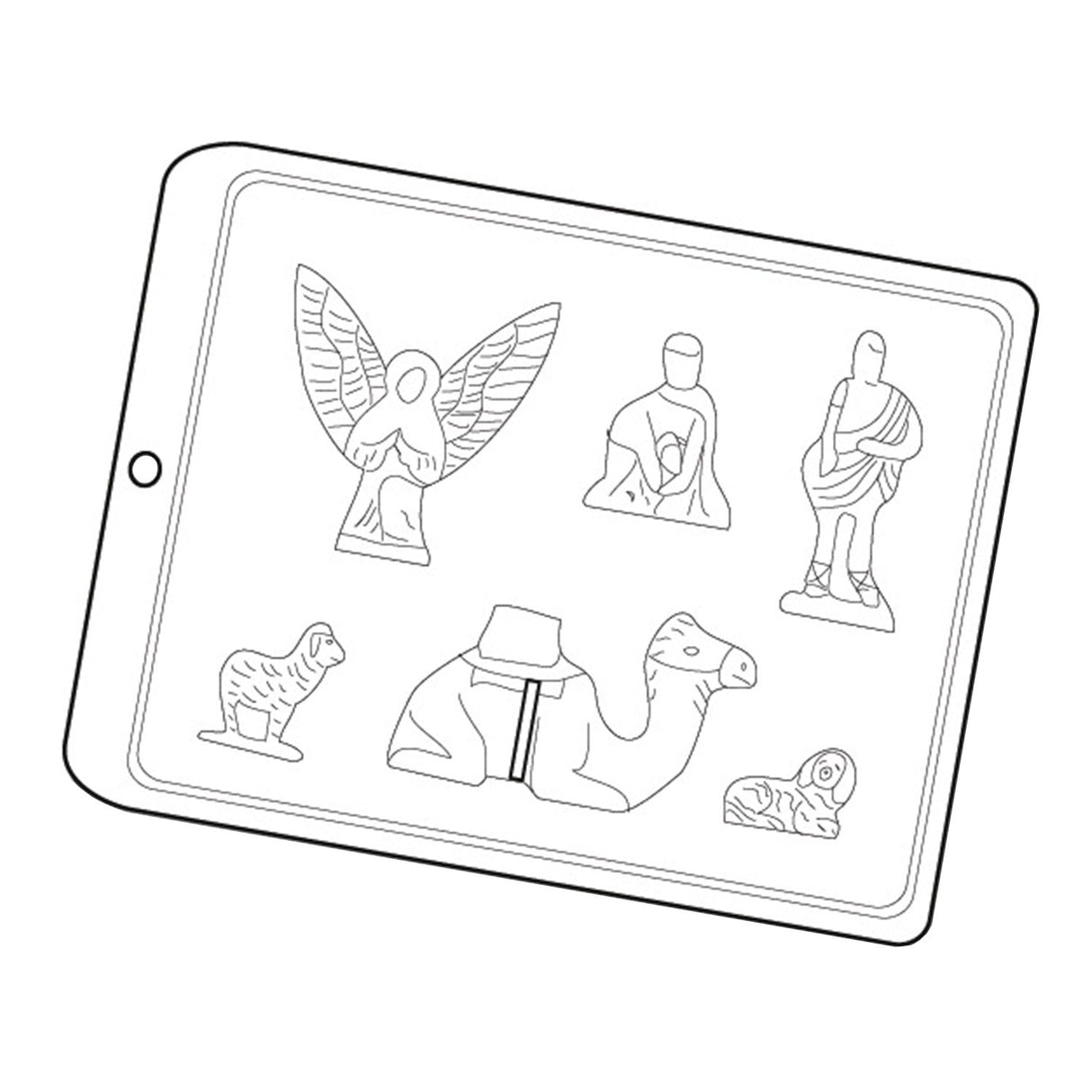 Forma Padrão Presepio de Natal ( 693 ) - Crystal Forming