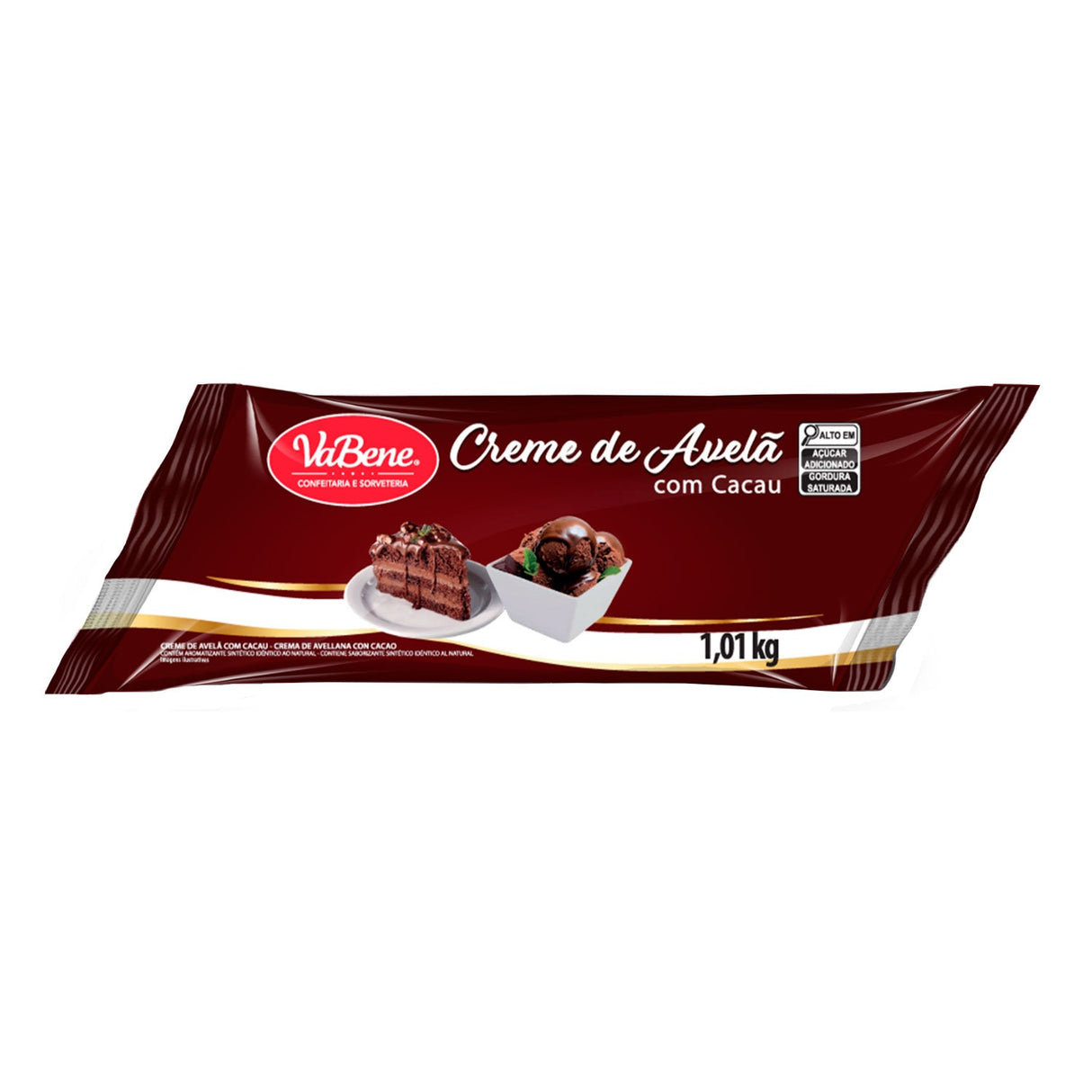 Creme De Avela Com Cacau Bisnaga 1,01Kg - Vabene