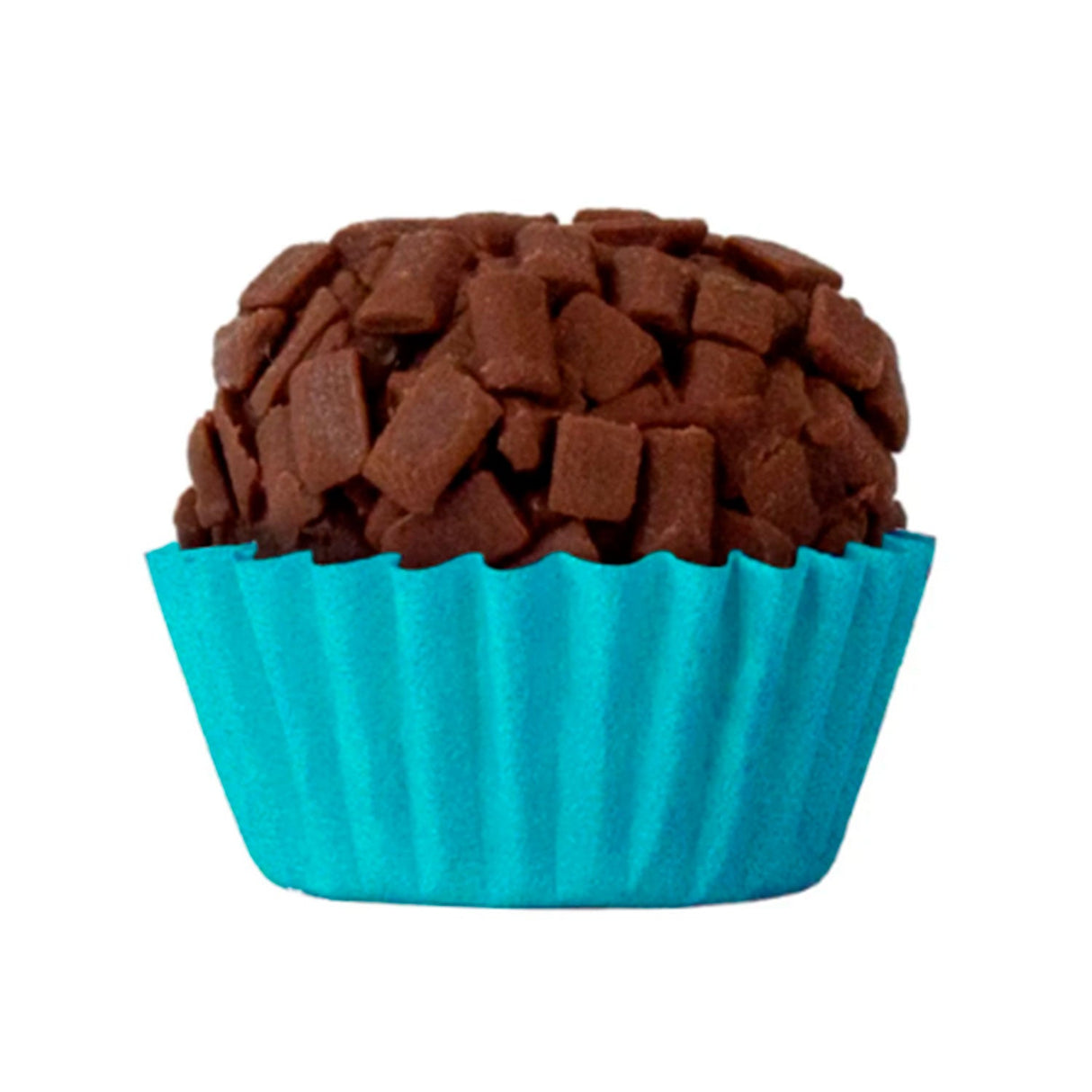 Forminha de Papel N°6 Azul Turquesa Lisa (100un) - Mago