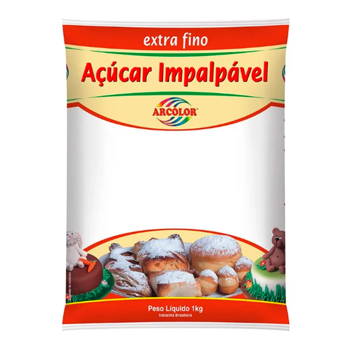Açúcar Impalpável 1Kg - Arcolor