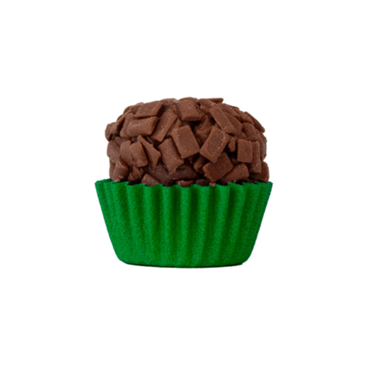 Forminha De Papel Verde Bandeira Lisa D.F N°4 (100un) - Mago