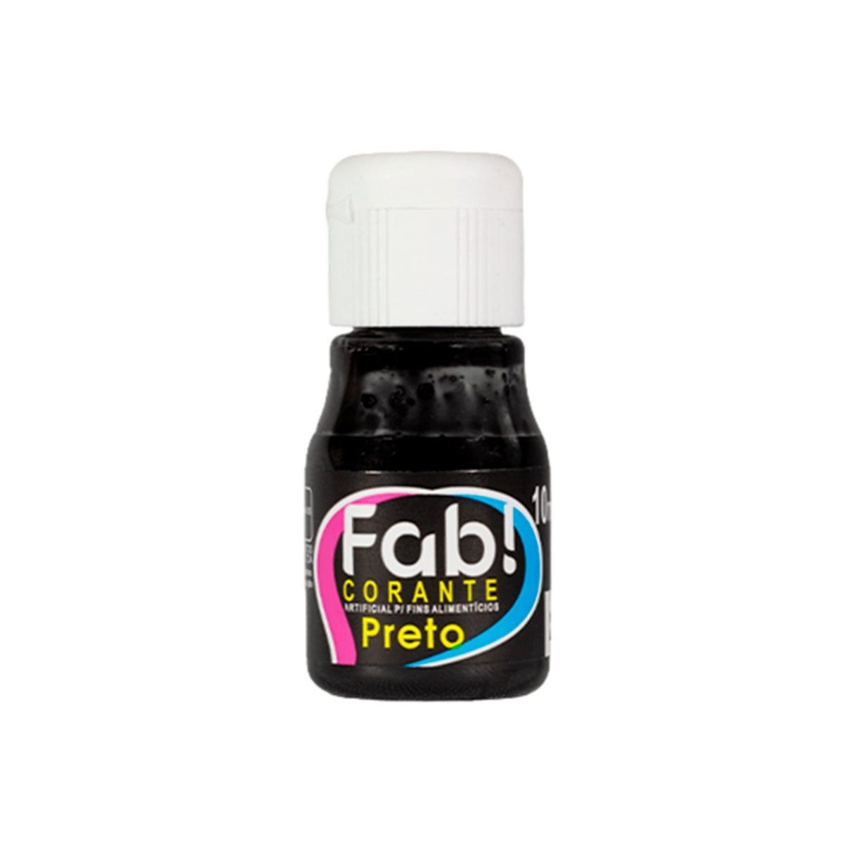 Corante Líquido Preto 10ml - Fab!