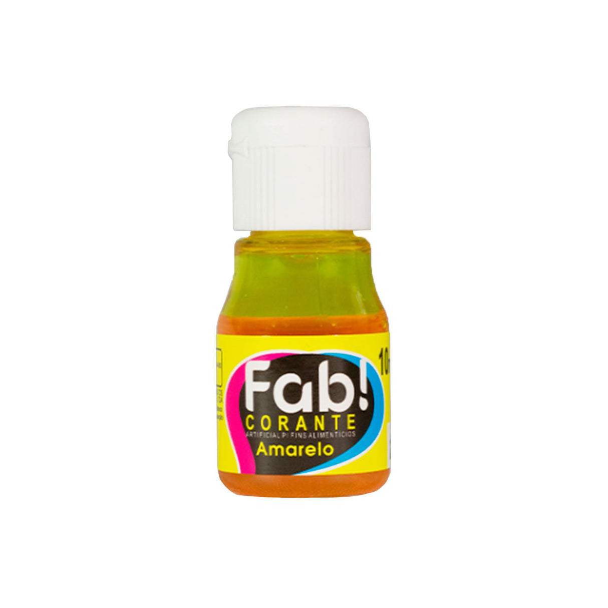 Corante Líquido Amarelo 10ml - Fab!