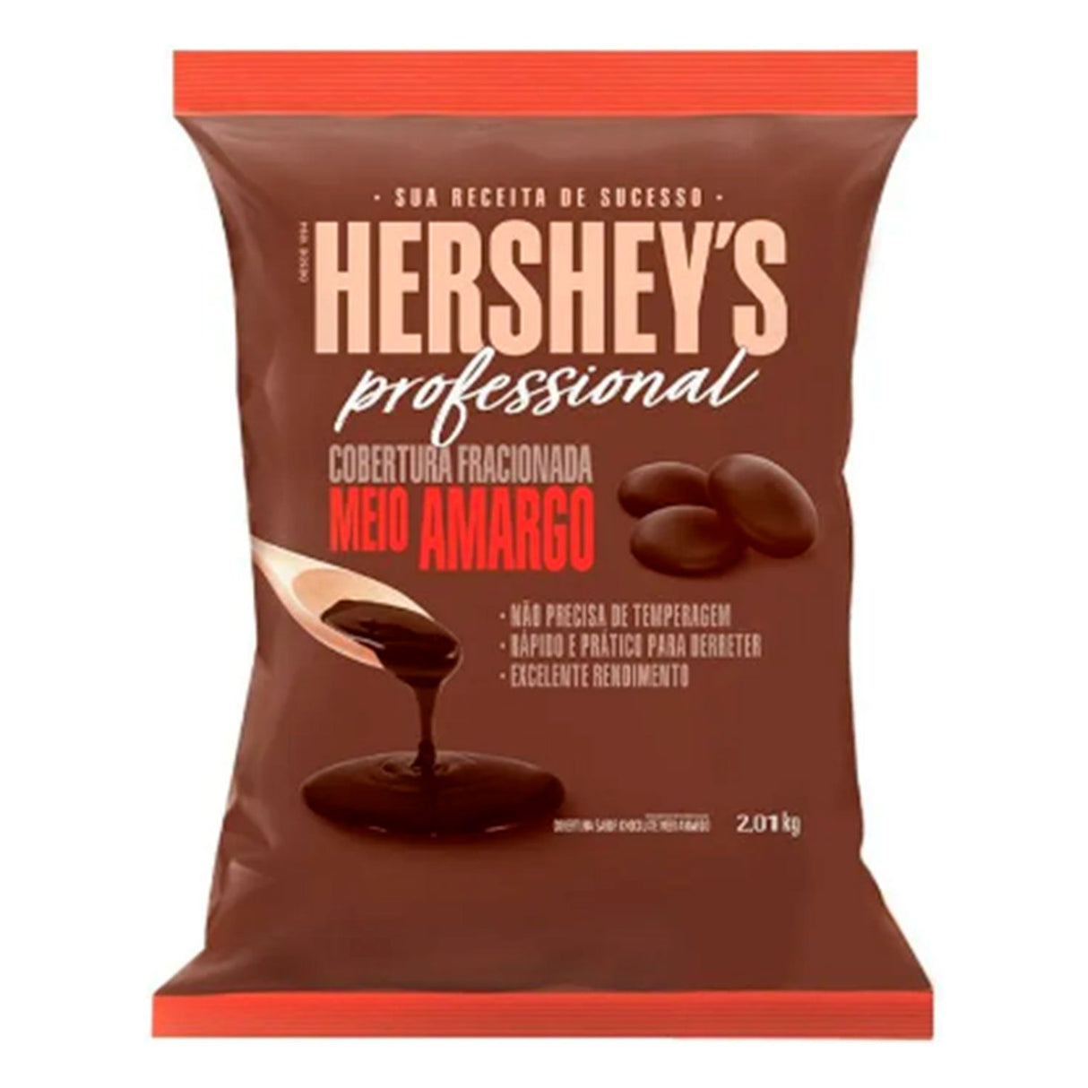 Cobertura de Chocolate Meio Amargo 2,1Kg - Hershey's Hershey's Professional