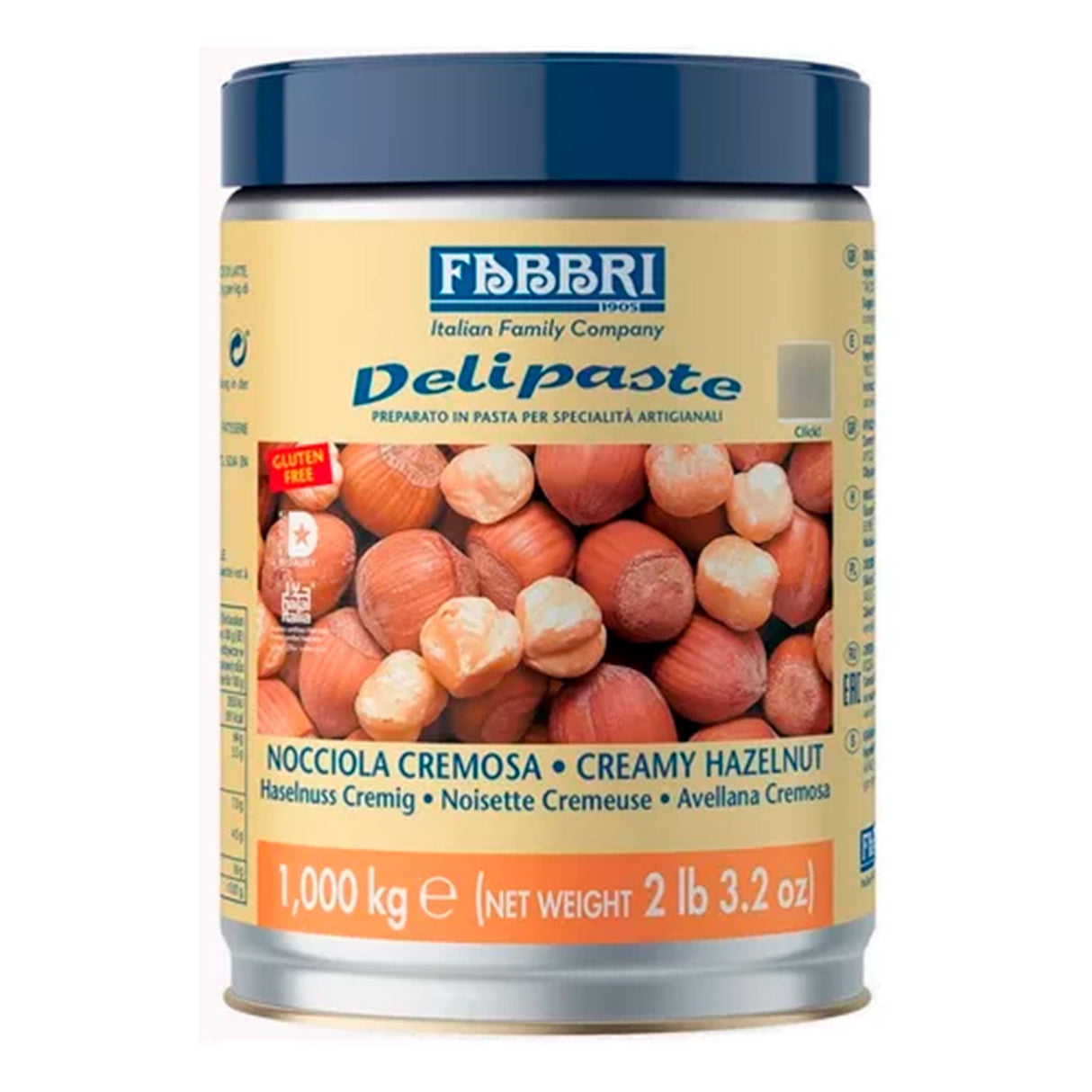 Pasta Delipaste Saborizante Avelã 1Kg - Fabbri