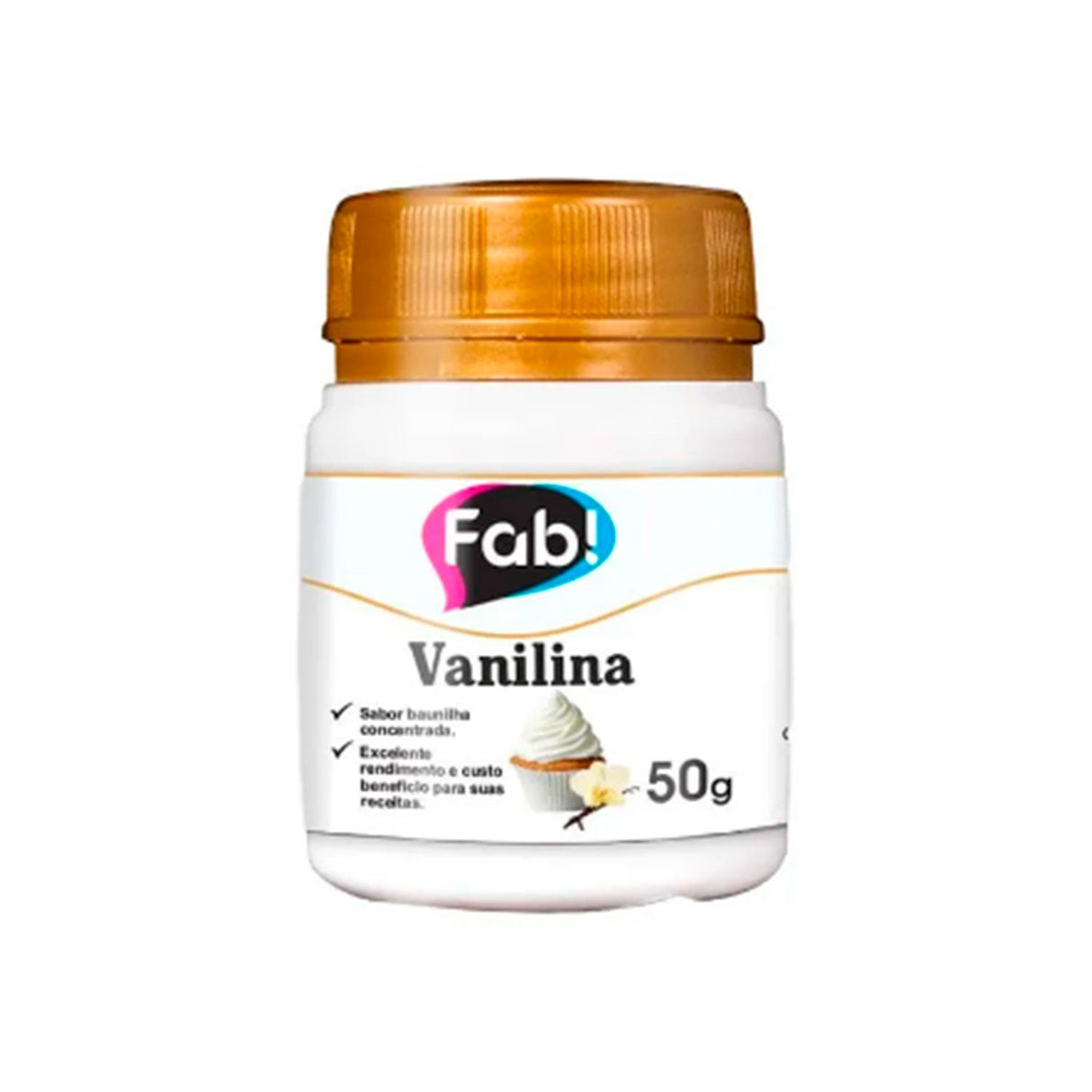 Vanilina 50g - Fab!