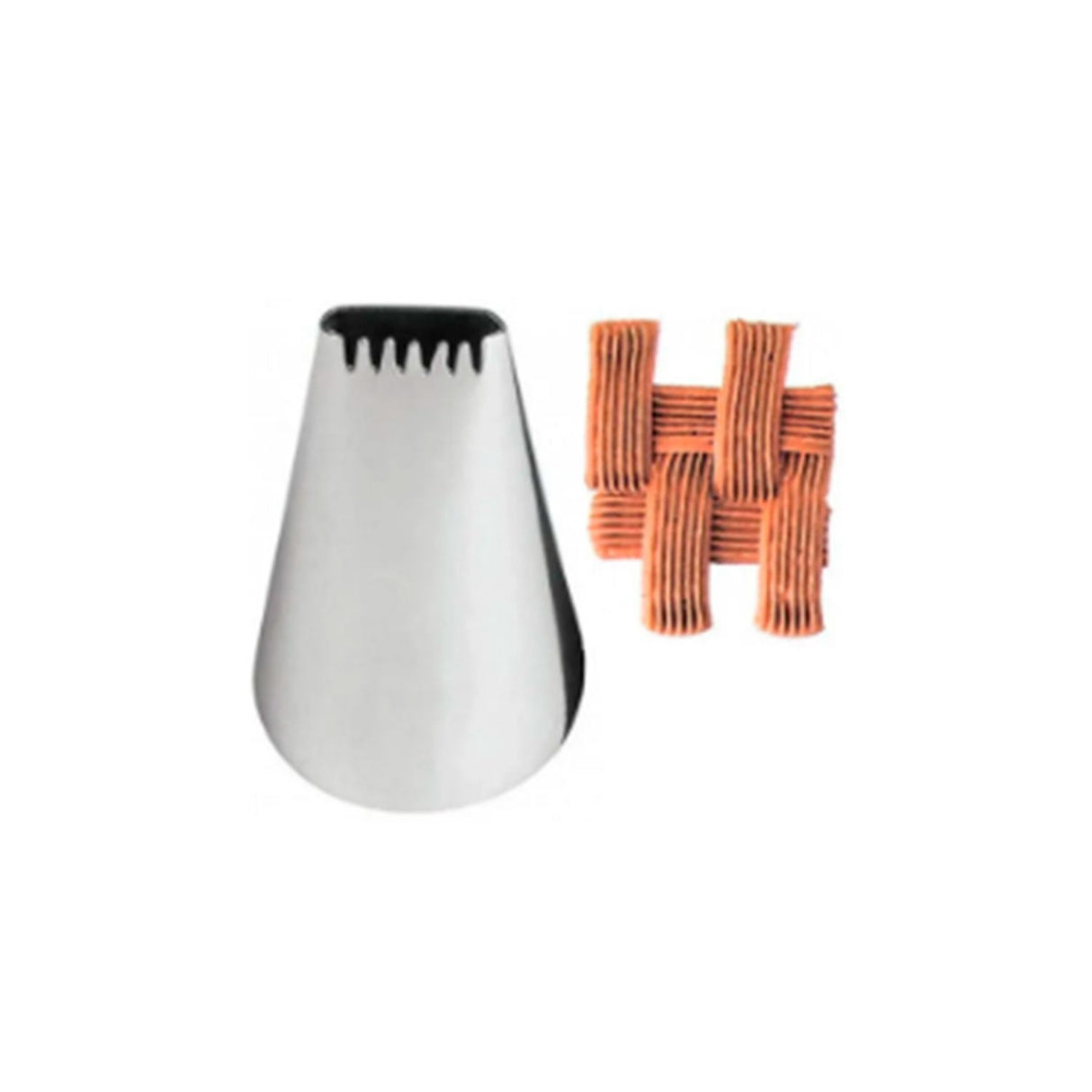 Bico De Confeitar Inox N°47 - Cesta - Wilton
