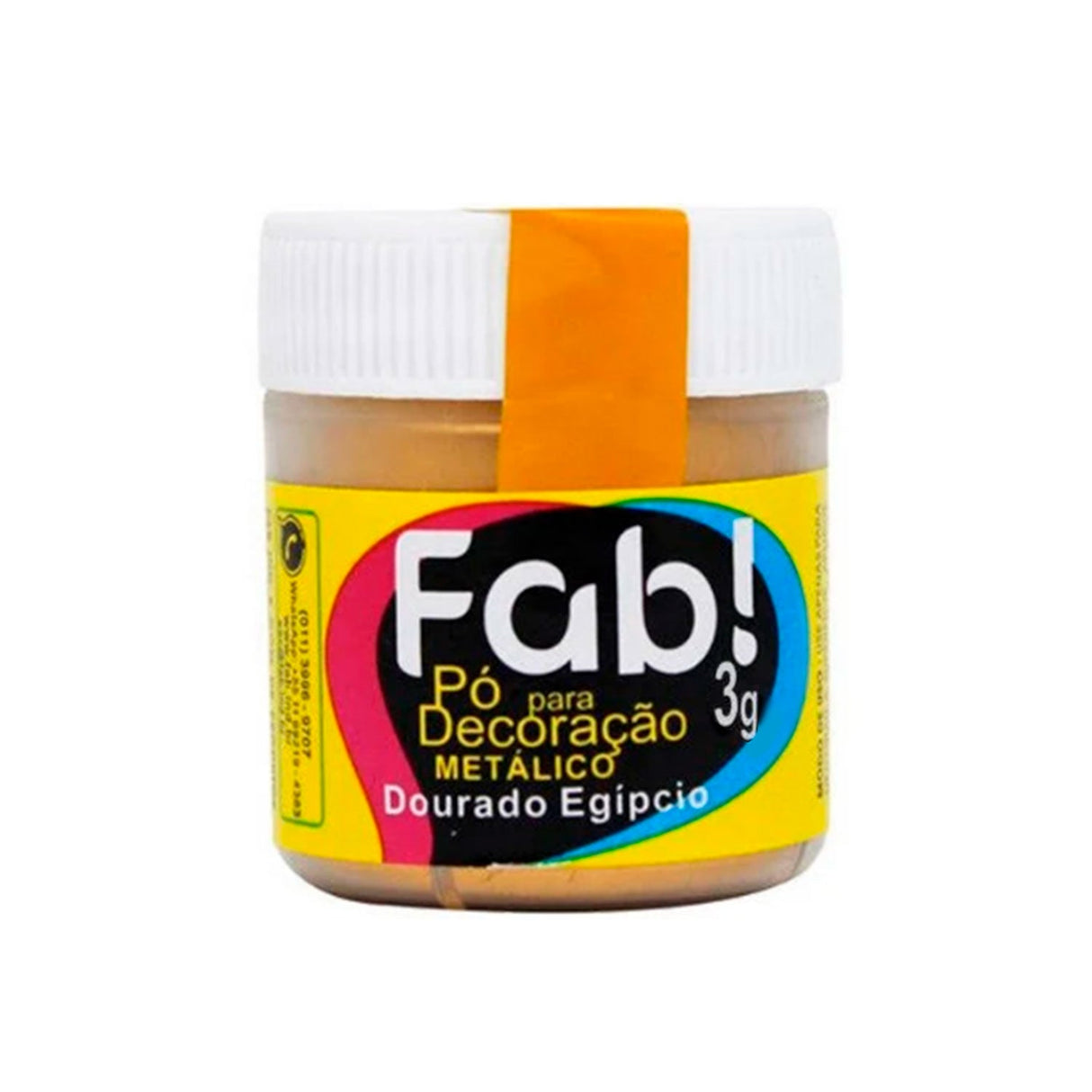 Pó Para Decoração - Dourado Egípcio - 3G - Fab!