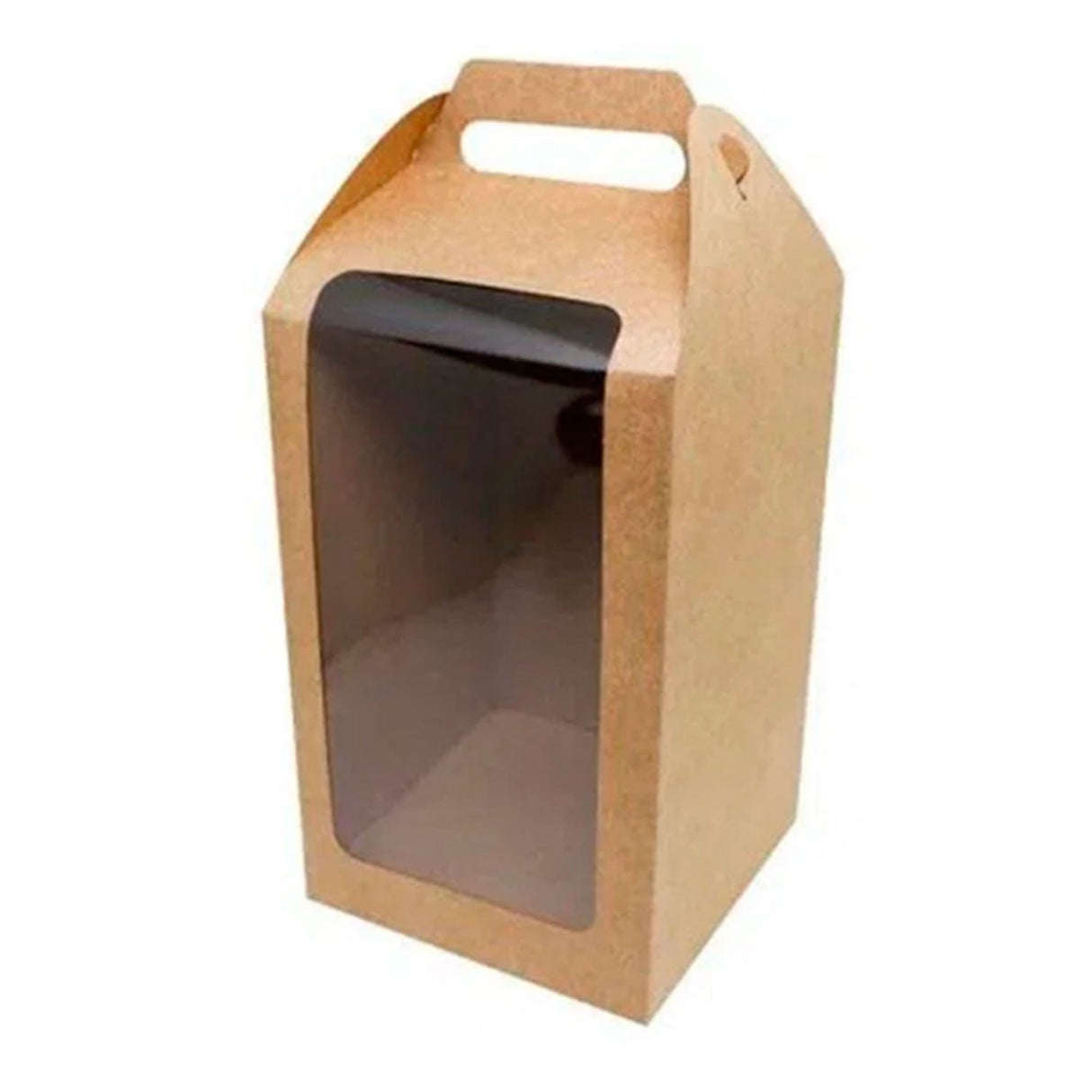 Caixa Maleta Multiuso Com Visor Kraft - Ideia Embalagens