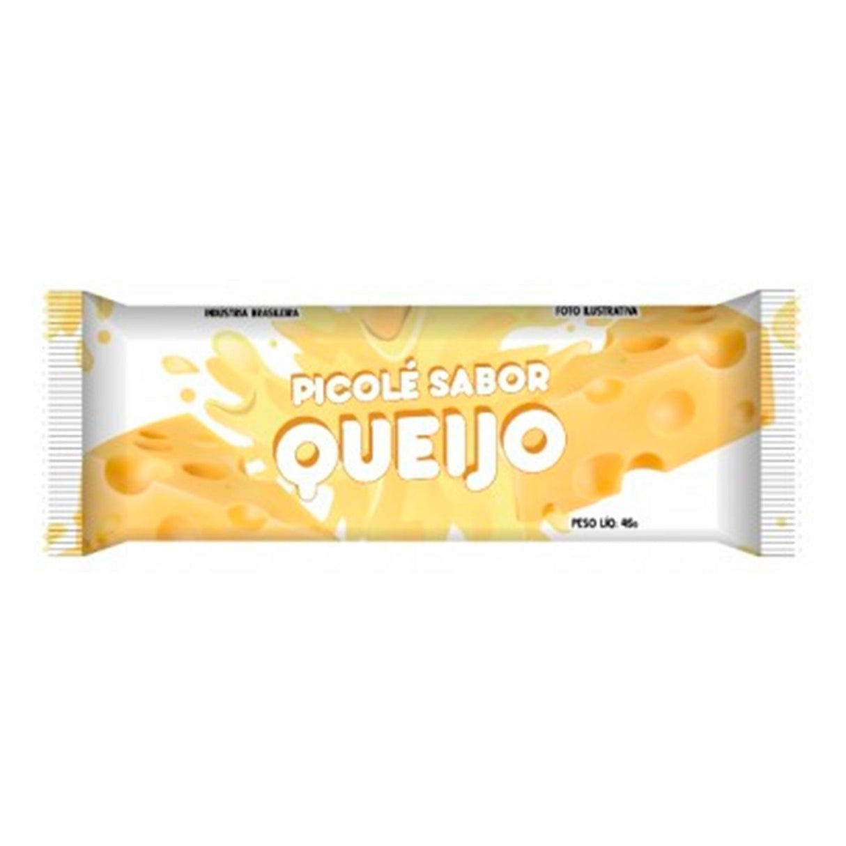 Embalagem Para Picolé - 7Cm X 19Cm - Queijo - 245 Unid - Riacho