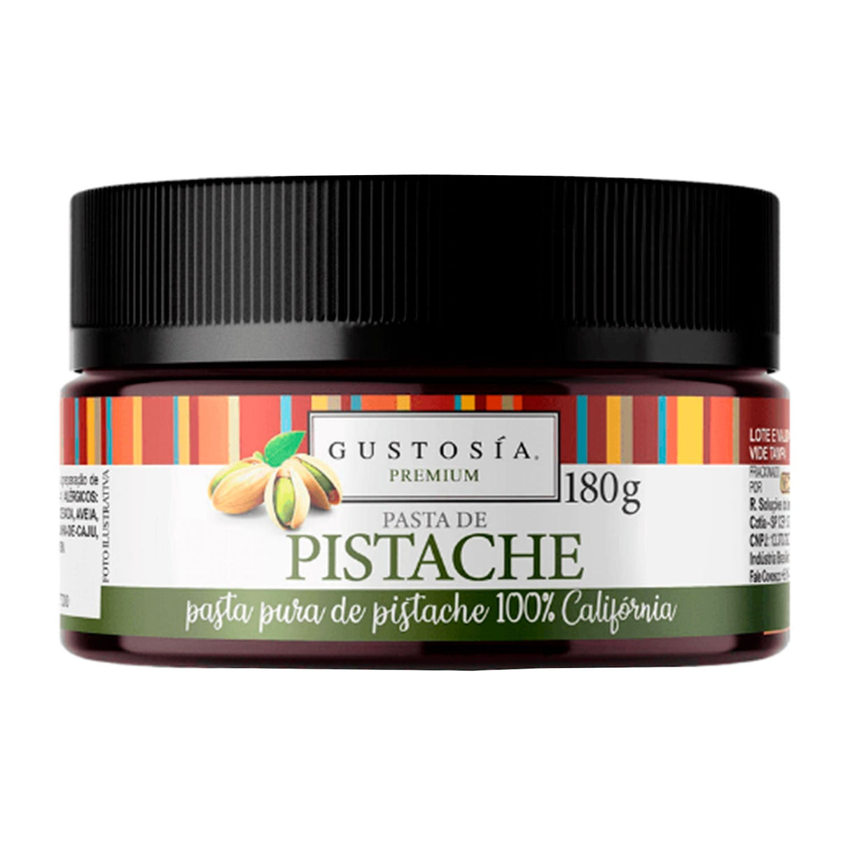 Pasta Saborizante de Pistache 100% Califórnia 180g - Gustosía
