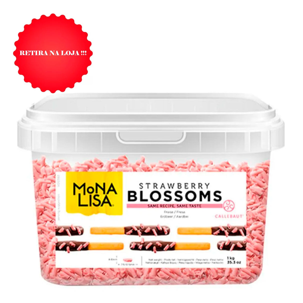 Blossoms de Morango 'Blossoms Strawberry' 1kg - Mona Lisa