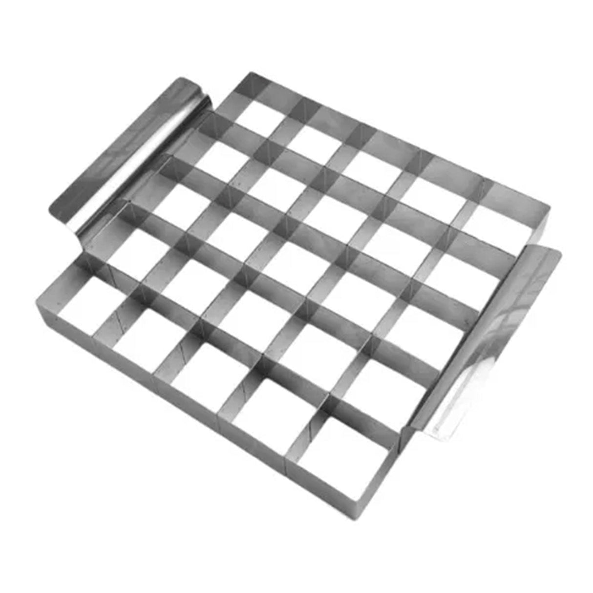 Cortador Pão de Mel quadrado com 25 cavidades ( 6cm ) - Metasa