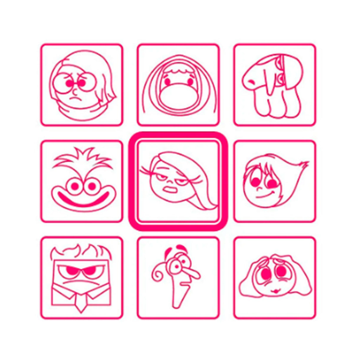 Kit Cortador e Carimbo Emoções Divertidamente 2 3D ( 1051 ) - R.R. OLIVEIRA