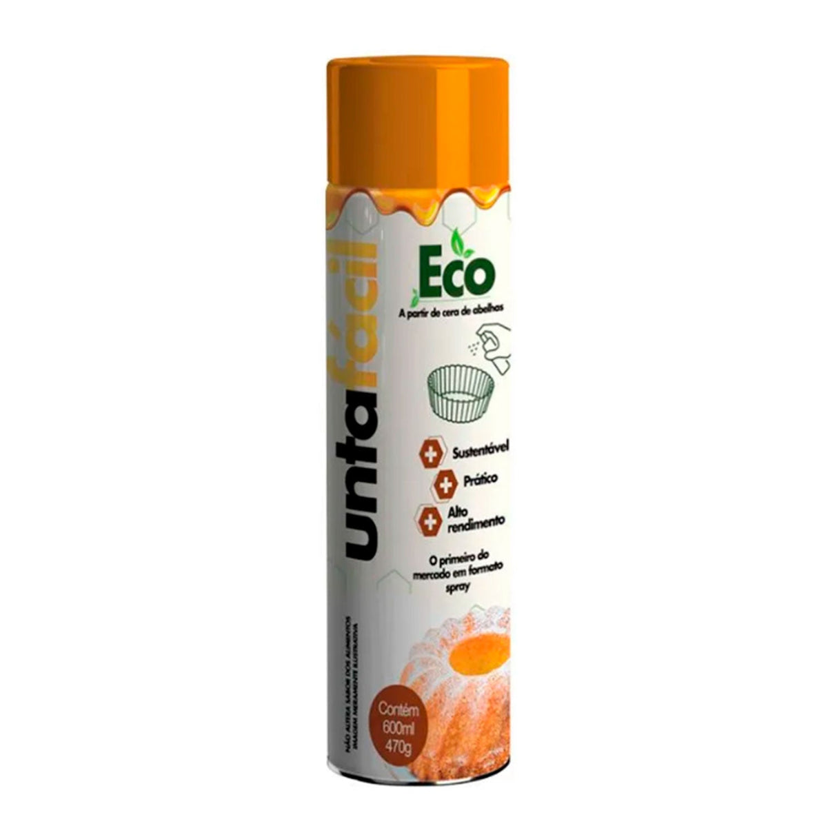 Desmoldante Untafácil Spray Eco Cera Abelha 600ml - Inloco