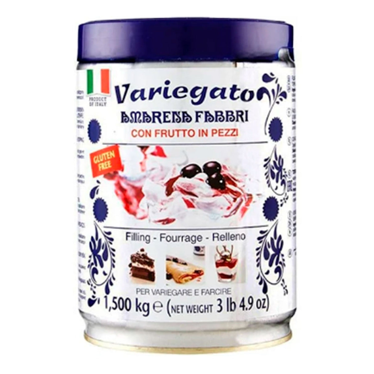 Variegato De Amarena Cereja Silvestre 1,5Kg - Fabbri