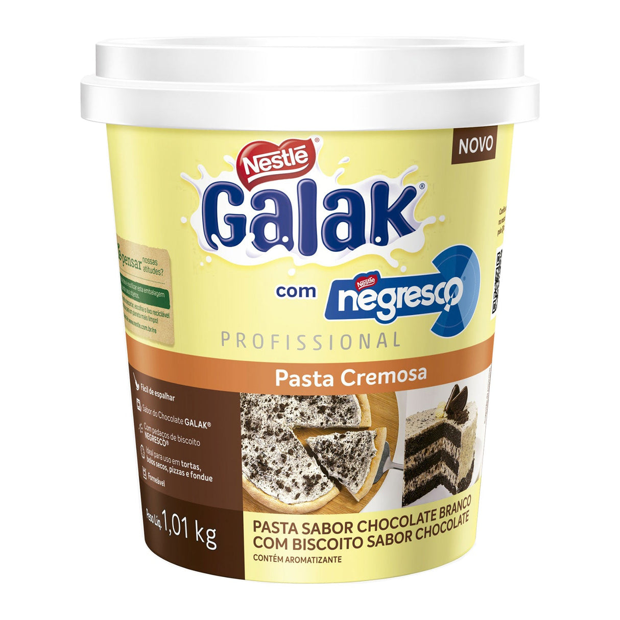 Recheio Pasta Galak com Negresco 1,01kg - Nestlé