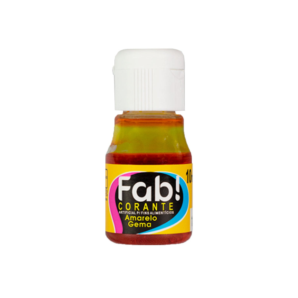 Corante Líquido Amarelo Gema 10ml - Fab!