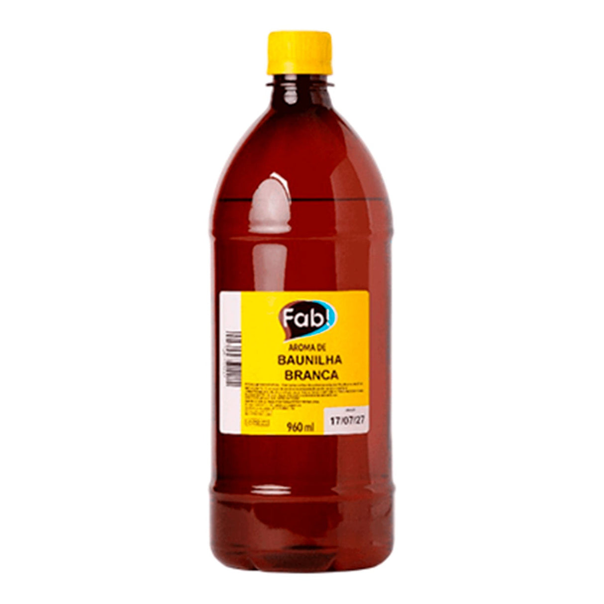 Aroma Artificial Sabor Baunilha Branca 960ml - Fab!