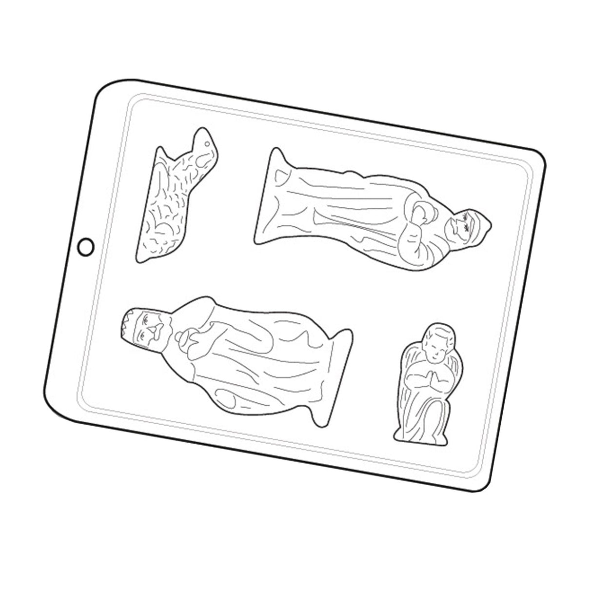 Forma Padrão Presepio de Natal ( 691 ) - Crystal Forming