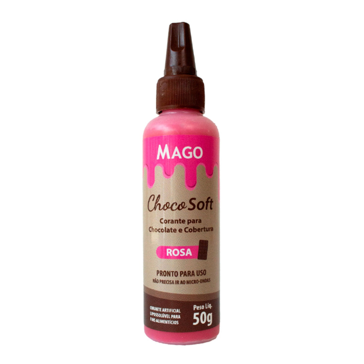 Corante Choco Soft Rosa 50g - Mago