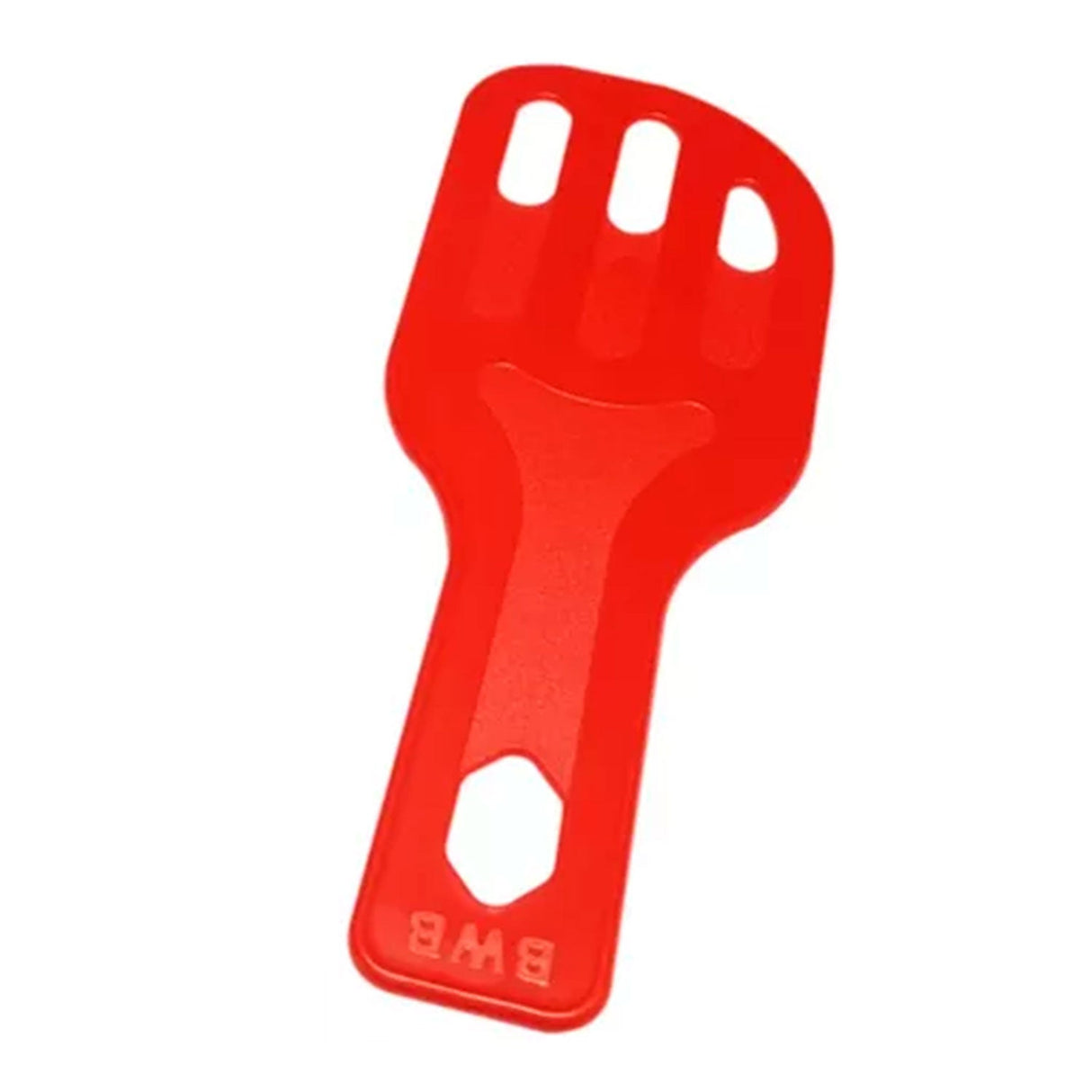 Espátula Vazada De Plástico Vermelha - Bwb