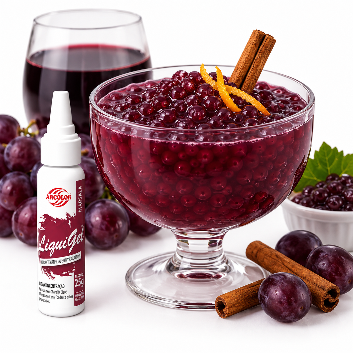 Corante Liquigel Marsala - 25g - Arcolor