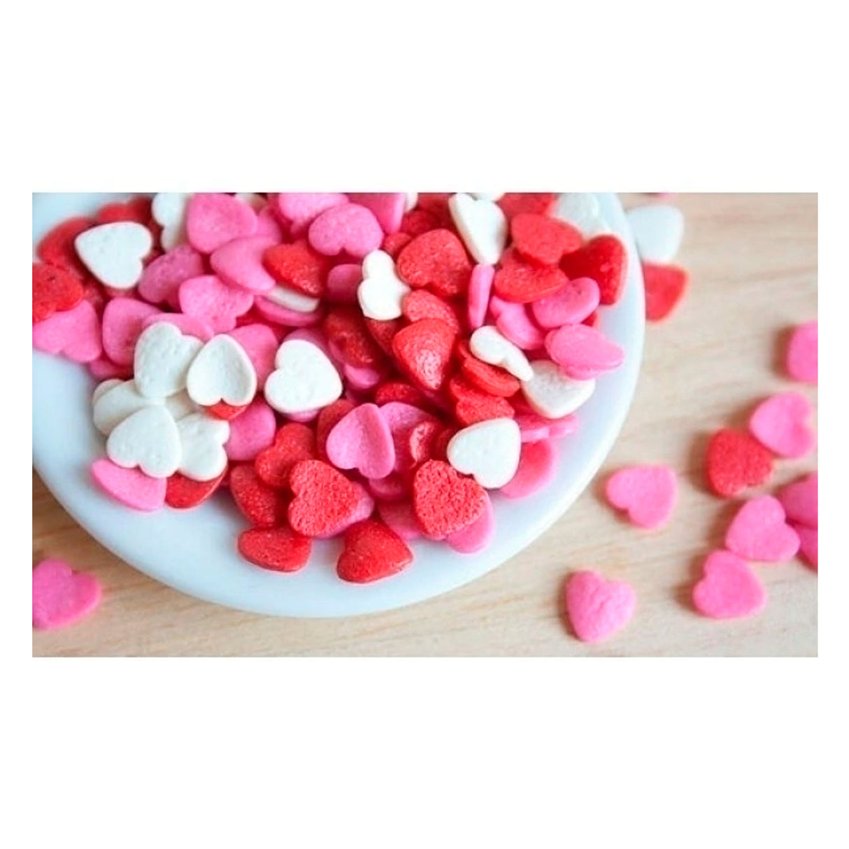 Confeito Figuras Coração 120g - Mavalério