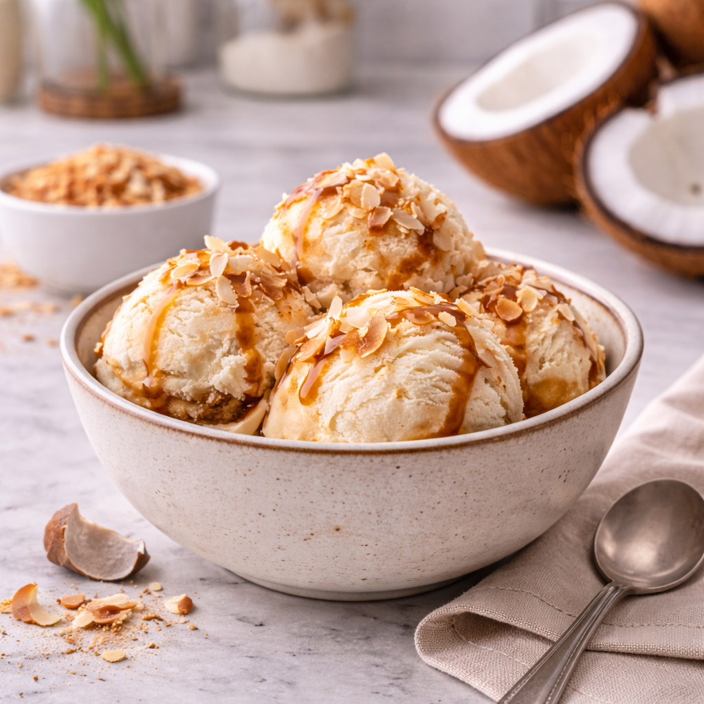 Pó para Sorvete de Coco Queimado 1Kg - Nutre Gelato