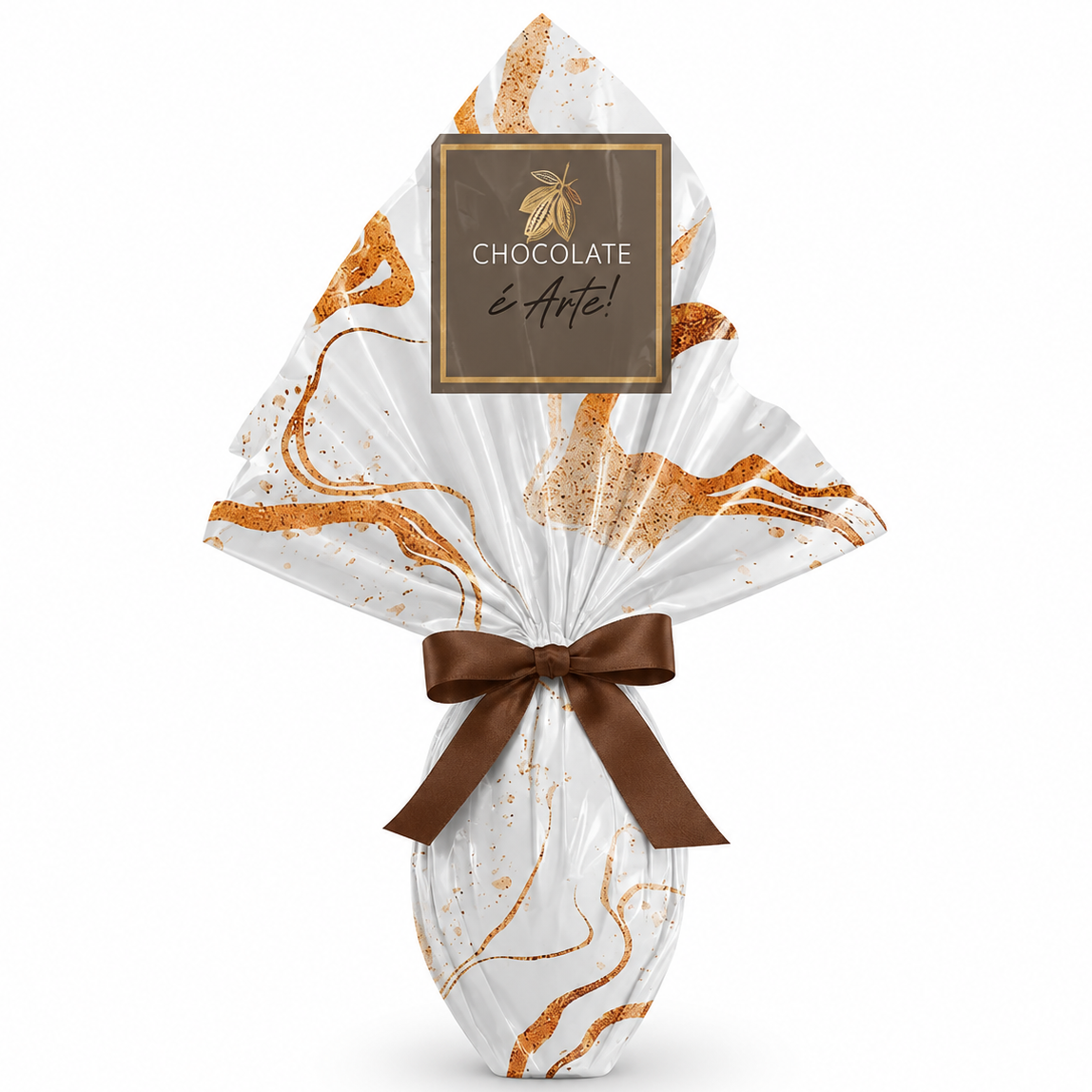 Embalagem Express para Ovos Chocoarte Branco - 39x39cm - 25un - Cromus