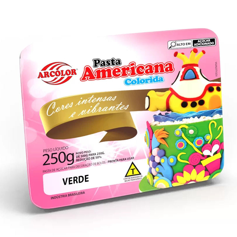 Pasta Americana Verde - 250g - Arcolor