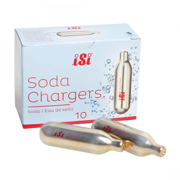 Gás Para Garrafas De Soda Co2 - 10 Cápsulas - Isi