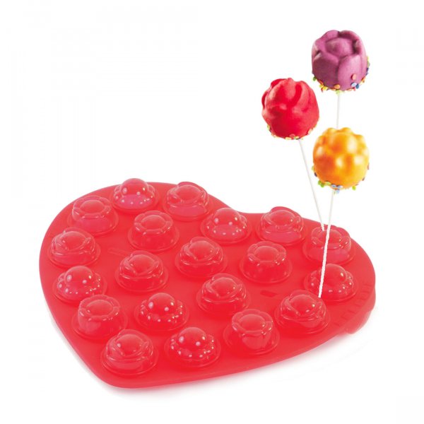 Forma De Silicone P/ Cake Pops Florais 'Sw01Tr2S' - Pavoni Italia