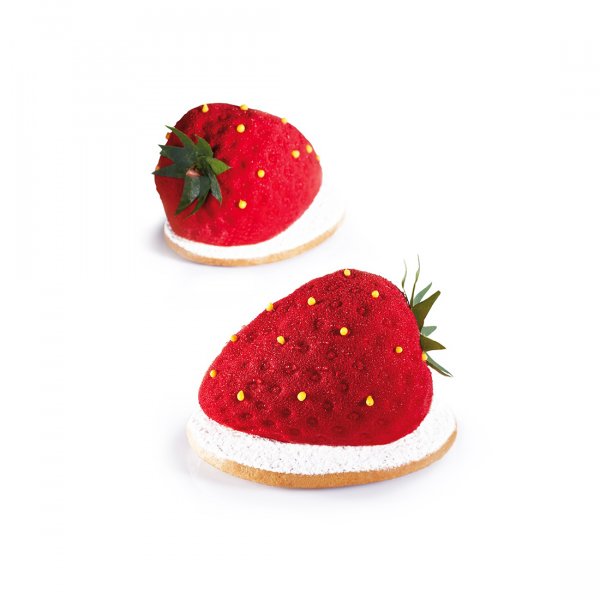 Molde De Silicone Morangos - Px4333 - 20Cav - Pavoni Italia